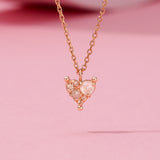 Natural Diamond Heart Necklace NJUM4040