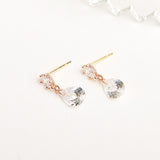 Pear Cut Drop Earrings EMSM4887