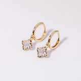 Twinkle Flower Huggie Earrings ETRM4378