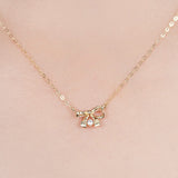 Lovely Ribbon Necklace NJCS4015