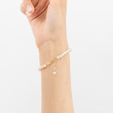 Round Fresh-water Pearl Bracelet BETM4092