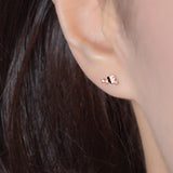 Mini Heart Shine Stud Earrings ETRM4203