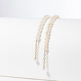 Oval Fresh-water Pearl Bracelet BETM4091