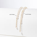 Oval Fresh-water Pearl Bracelet BETM4091