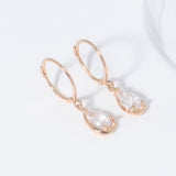 Evening Pear Hoop Earrings EONS4041