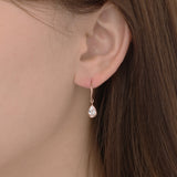 Evening Pear Hoop Earrings EONS4041