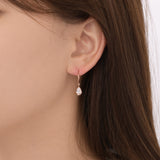 Evening Pear Hoop Earrings EONS4041