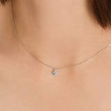 Blue Diamond Star Necklace NNTM4078L