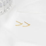 Tiny Line Stud Earrings EAMM0531