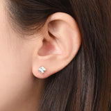 ESSENTIAL SQAURE 5mm CZ STUD EARRINGS EJCM4232