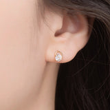 Simple Ques Round Earrings ECOM4585