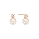 Mini Moon Pearl Stud Earrings ETRS4095