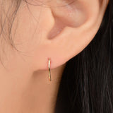 Tiny Line Stud Earrings EAMM0531