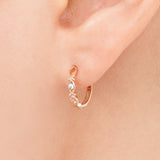 Wish Fish Hoop Earrings ETRM4399