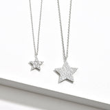 Lab grown Diamonds Large Star Diamond Necklace NAAM4030L