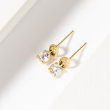 Link Oval Earrings ETRM4386