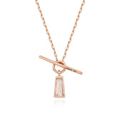 Tapered Cut Toggle Necklace NONM4095