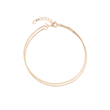 Silk Basic Two Lines Bracelet BHNM4004