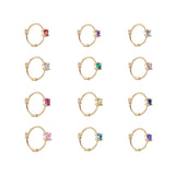 Birthstone Single Earring ECPM4072