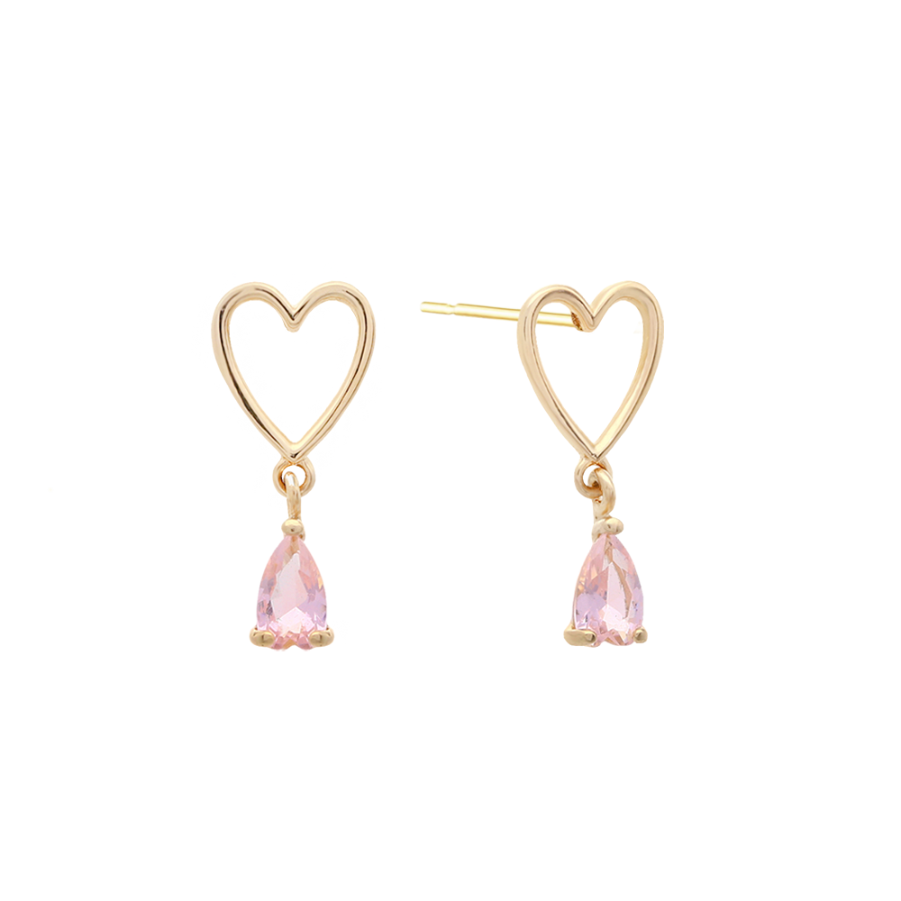 Cotny Heart Drop Earrings EETS4204