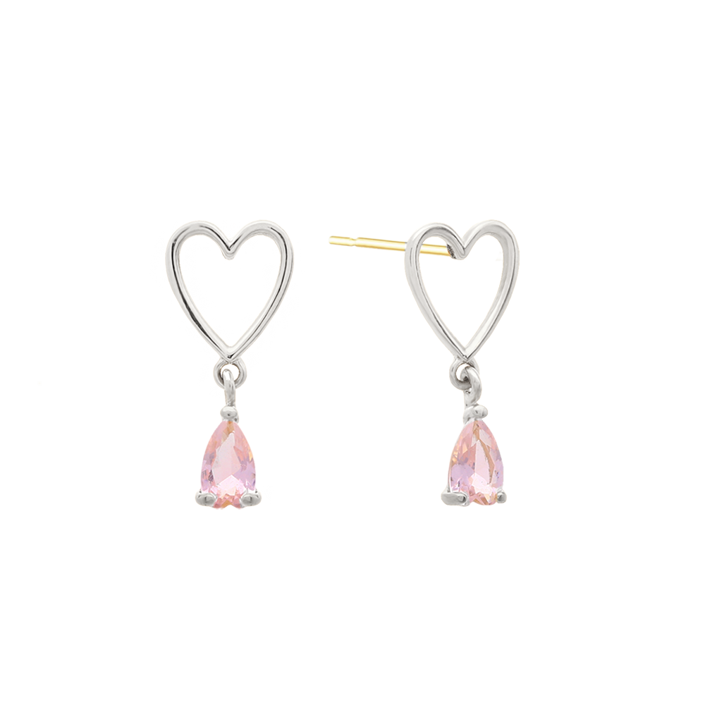 Cotny Heart Drop Earrings EETS4204