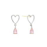 Cotny Heart Drop Earrings EETS4204