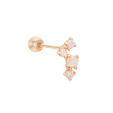 Natural Rose cut Diamond Piercing EJUM4018D