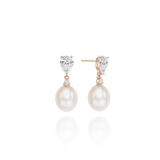 Pair Drop Pearl Earrings EJUS4074