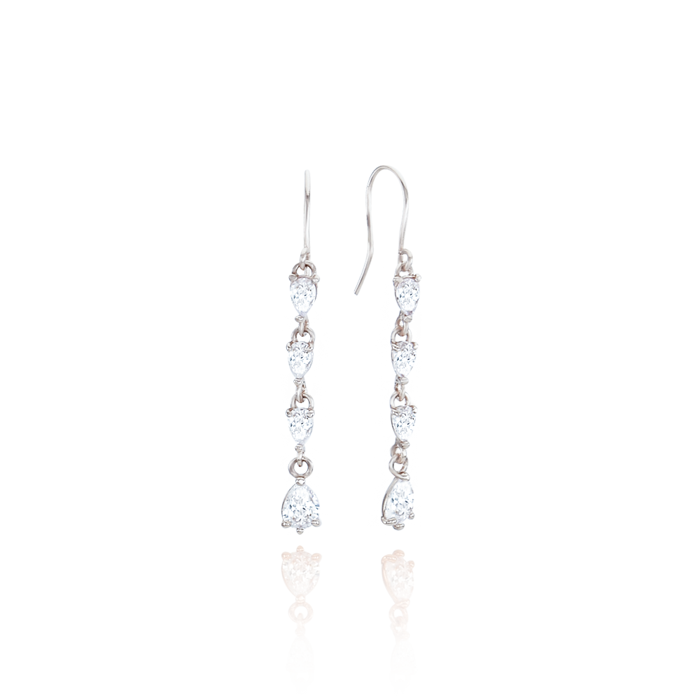 Brill Baguette Drop Earrings EMSM4950