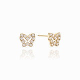 Even Butterfly Stud Earrings ENOM4129