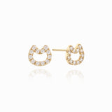 Even Cat Stud Earrings ENOM4132