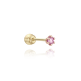 [DIA] 6 Prong Setting Pink Piercing ENOM4216L