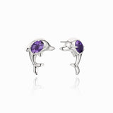 BLUE DOLPHIN EARRINGS EPAM4017