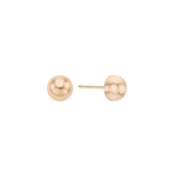 14k Gold 4mm Sphere Stud Earrings ERIM4078