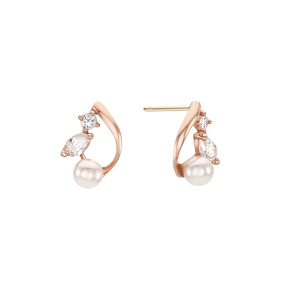 Triana Pearl Stud Earrings ETRM4333