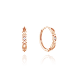 Wish Fish Hoop Earrings ETRM4399