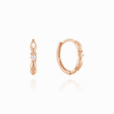 Lucky Fish Hoop Earrings ETRM4400