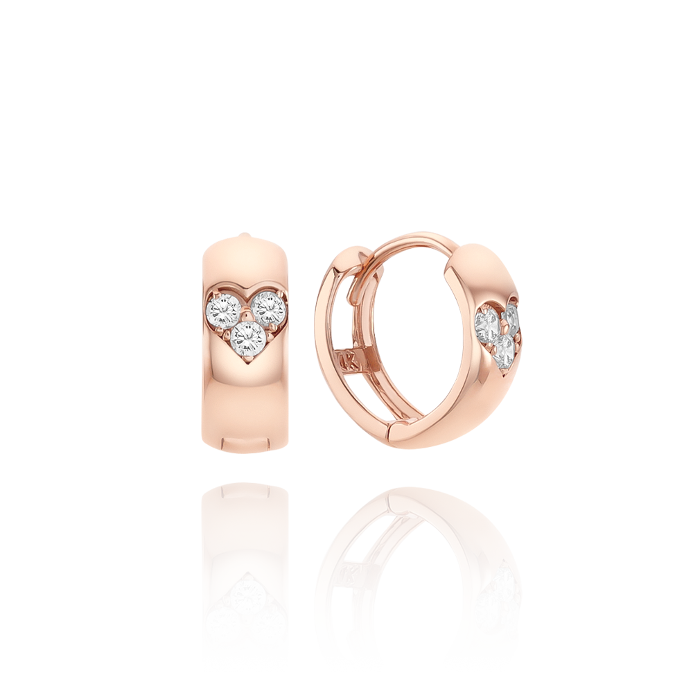 Rounding heart Earrings ETRM4410