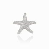 DIAMOND STARFISH BROOCH MPAM4027