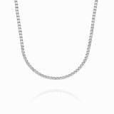 Tennis Round cut Necklace NAAM1002