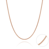 Silky cutting curve chain -0.5 Necklace NFEM4011