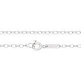 Oval Cutting Chain Necklace -0.3 NFEM4012