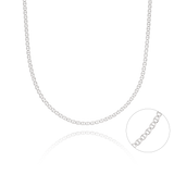 H Curve Chain Necklace -0.5 NFEM4018