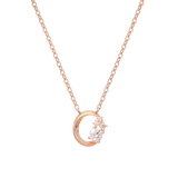 [DIA] 0.1CT Round Shining Necklace NJUS4018D