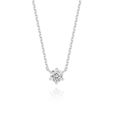 [DIA-0.5ct] Classic 6 Prong Setting Necklace NJUS4079L