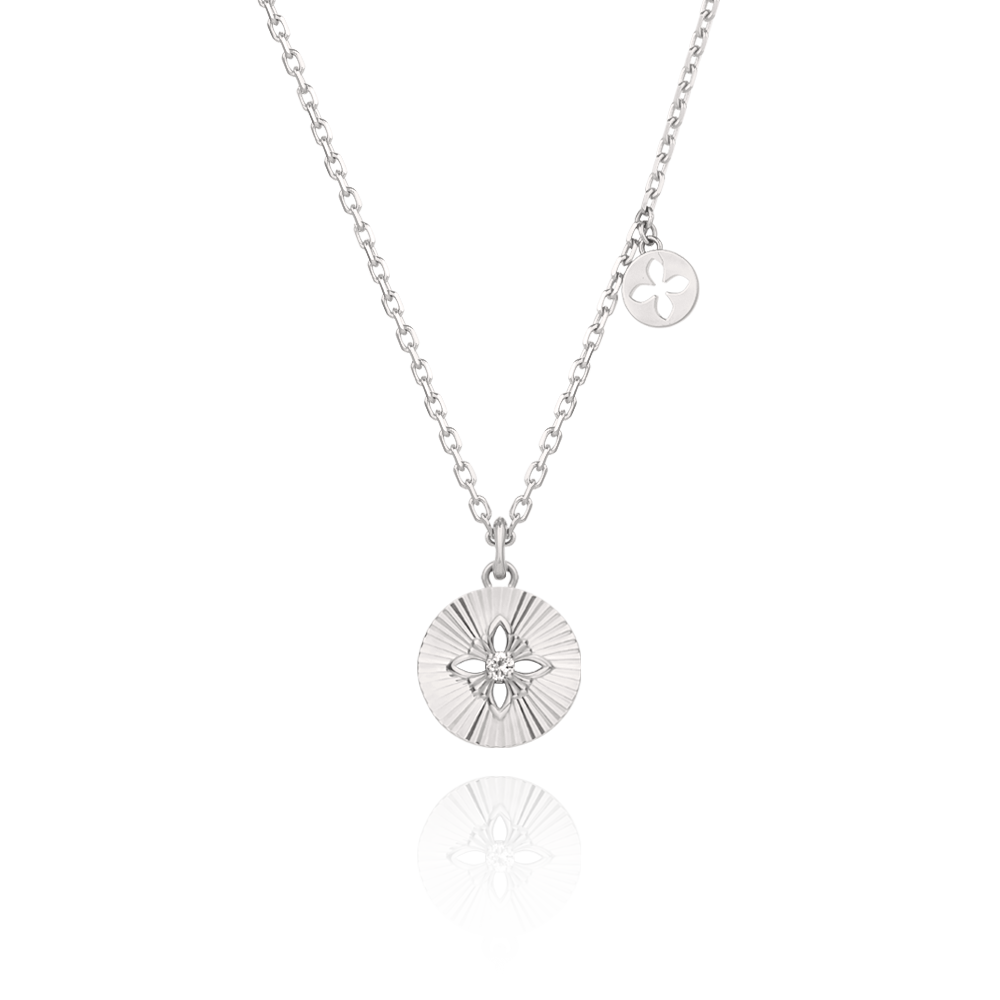 [Magnolia] Radial cutting Necklace NLKS4196L