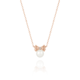 [Magnolia] Floreo twin pearl Necklace NLKS4197L