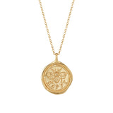 Behappy Large Coin Pendant Necklace NOBM4006