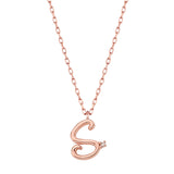 My Diamond Initial Necklace NONM4092D