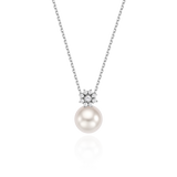 Fresh Water Pearl Dahlia Necklace NTRS4096